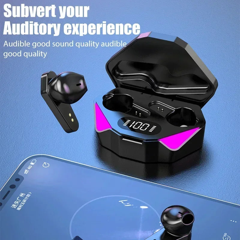 Auriculares Bluetooth Wireless AIR X15 Gamer Auriculares 65ms Baja Latencia Earbuds fone Gamer Auriculares Gamer