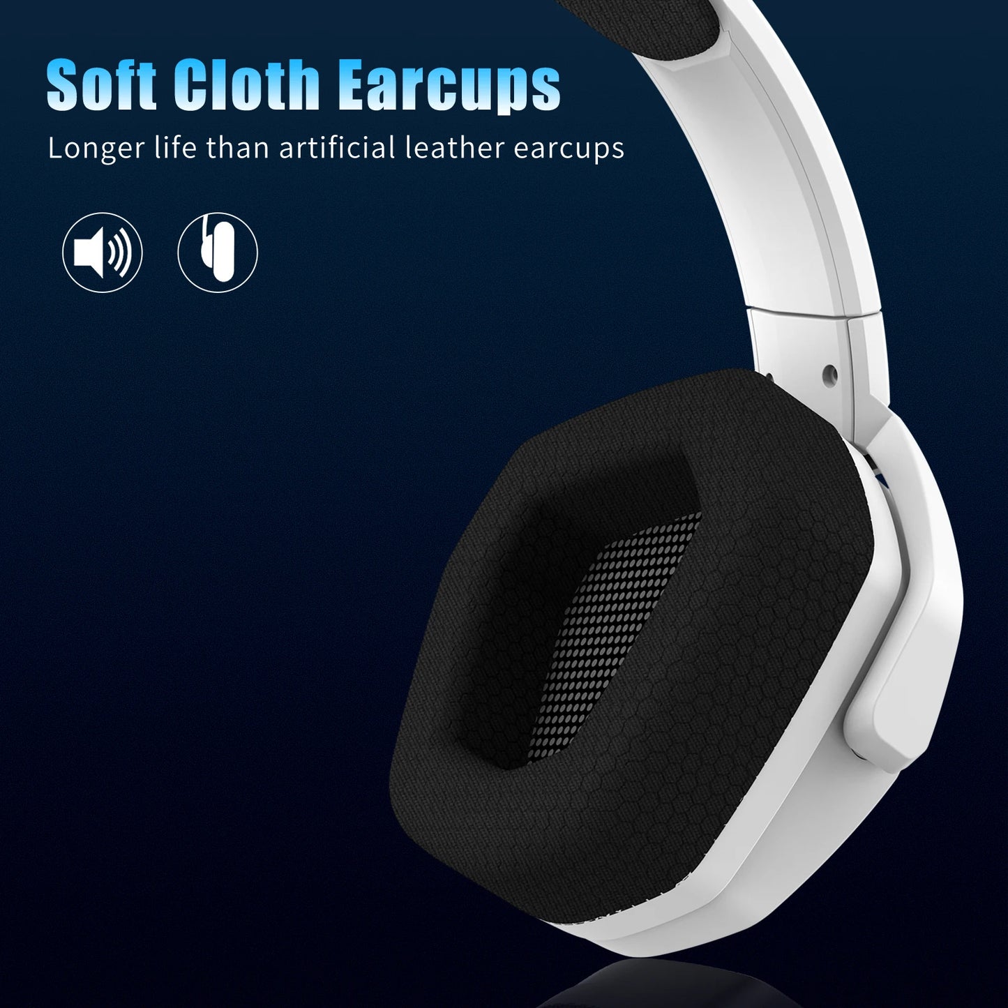 Auriculares inalámbricos NUBWO G06 con micrófono, compatibles con PS5, PS4, PC, móvil y Switch. Tecnología 2.4GHz y Bluetooth 5.3 para una experiencia de gaming superior.