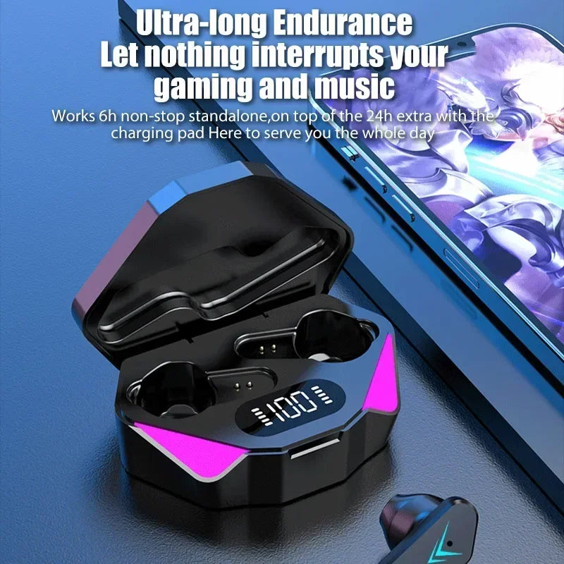 Auriculares Bluetooth Wireless AIR X15 Gamer Auriculares 65ms Baja Latencia Earbuds fone Gamer Auriculares Gamer